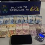 POLÍCIA MILITAR DE RIO BRILHANTE AUTUA MULHER EM FLAGRANTE POR TRÁFICO DE DROGAS